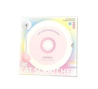 Pizarra de de Gato clásica: cojín de récord para Gatito, Juguete de de cartón con Bola de Resorte | Tablero de rascado Catnip Cat para Jugar Ejercicios y Entretenimiento