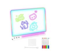 Pizarra de Dibujo Luminosa para Niños Bloc de escritura y dibujo borrable