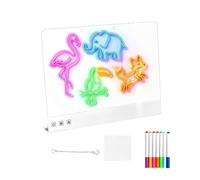 Pizarra de Dibujo Luminosa para Niños Tableta De Escritura Recargable