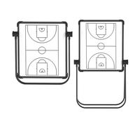 Pizarra de Entrenamiento de Baloncesto, Pizarra de Borrado en Seco para Entrenadores, Giratoria 360°, No Requiere Instalación, para Competición y Entrenamiento(Small)
