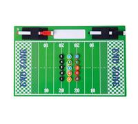 Pizarra de Entrenamiento de Flag Football, Pizarra de Doble Cara, con Marcador para Pizarra Blanca y Piezas de Ajedrez Magnéticas, para Entrenamiento y Enseñanza Diarios