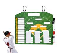 Pizarra de entrenamiento para béisbol, pizarra magnética de béisbol - Pizarra borrable en para entrenamientos de béisbol, pizarra blanca para campo de entrenamiento de béisbol con 30 cartas