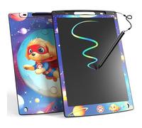 Pizarra de escritura para niños de 3 a 8 años de edad, pizarra electrónica de dibujo para pintura creativa, escritura y aprendizaje (28 x 19 cm)
