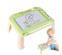 Pizarra de garabatos para niños | Mesa de dibujo magnética de dibujos animados para niños | Juguete de habilidades motoras finas con patas desmontables para hogar, actividades al aire libre, escudo