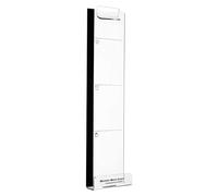 Pizarra de notas adhesivas - Tablero de noas para ordenador | Porta notas parra monitor | Panel organizador transparente con montaje lateral para escritorio portátil oficina trabajo