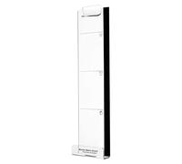 Pizarra de notas adhesivas - Tablero de noas para ordenador | Porta notas parra monitor | Panel organizador transparente con montaje lateral para escritorio portátil oficina trabajo