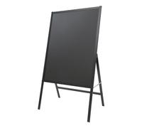 Pizarra de noticias LED, 60 x 80 cm, tablero publicitario luminoso con marco en A