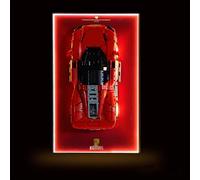 Pizarra de pared con iluminación LED para Lego 42143 Technic Ferrari Daytona SP3, kit de construcción de coche para adultos, cuadros decorativos para adultos, placa de pared para coche modelo, regalos