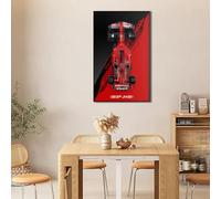 Pizarra de pared de alta calidad para coches de carreras Lego Technic, 80 x 50 cm, presentación perfecta para tu colección, almacenamiento y decoración (solo tablón de pared) (42207 Ferrari SF-24)