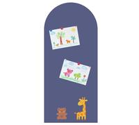 Pizarra de pared magnética | Superficie de escritura interactiva reutilizable,Papel pintado autoadhesivo reutilizable,para Niños Niñas Estudiantes Maestros Interior Hogar Dormitorio Azulejo