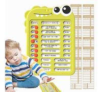 Pizarra de planificación para niños, tabla de lista de comprobación de tareas y diagrama de responsabilidad para niños. Desarrolla buenos hábitos con la lista de comprobación de autodisciplina