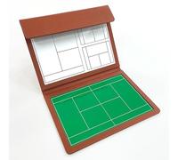 Pizarra de Tenis para Entrenadores, Tablero Entrenamiento de Tenis Magnético, Fácil Escribir y Borrar, Incluye 2 Rotuladores para Pizarra, Ideal Planificar Estrategias