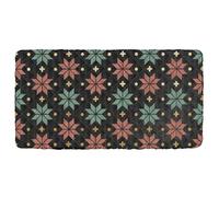 Pizarra de tiza para niños con texto en inglés «Frohe Christmas» para cama de viaje infantil, para espacios pequeños, sofá cama, 127,7 x 63,5 cm (sábana, cama no incluida)