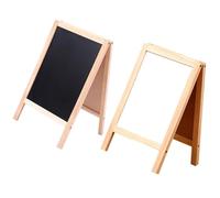 Pizarra Doble Cara Pizarra de tiza educativa doble cara for practicar la escritura, tablero dibujo, pizarra blanca borrable independiente, 2 uds