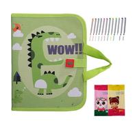 Pizarra Doodle - Divertido bloc de dibujo borrable con 12 rotuladores - Pizarra para escribir, para niños y niñas, ideal para cumpleaños, escuelas, guarderías, clases y para el hogar
