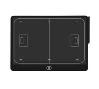 Pizarra Electrónica de Bádminton con Pantalla LCD, Pizarra Táctica de Tenis, Borrado y Bloqueo con Un Solo Clic, Fácil de Transportar, para Escuelas, Clubes y Equipos(7)