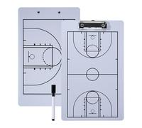 Pizarra Entrenador de Baloncesto, RoseFlower Carpeta Táctica Magnéticas Plegable para Deportes Entrenamiento de Baloncesto - Basketball Coach Board Sporting Goods con Imanes, Lapiceros y Borrador