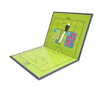 Pizarra Entrenador de Futbol Carpeta Táctica, Pizarra Futbol Entrenador, con Piezas de Ajedrez Magnéticas, Diseño Plegable, para Enseñar