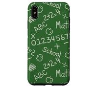 Pizarra Escolar 123 y patrón de Profesores ABC Carcasa para iPhone XS MAX
