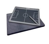Pizarra Futbol Entrenador, Pizarra Baloncesto Entrenador, con Lápiz Sensor y Bolsa de Almacenamiento, Función de Borrado o Bloqueo con un Solo Clic(Small,Football)