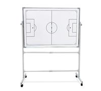 Pizarra Futbol Entrenador, Tablero Tactica Baloncesto para Entrenadores y Arbitros, con Soporte Móvil, Uso a Doble Cara, para la Enseñanza(Soccer)