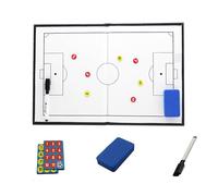 Pizarra Futbol MagnéTica para Entrenadores con Imanes TáCticos, Tablero de Estrategias, DiseñO Plegable