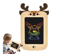 Pizarra LCD de Escritura para Niños - Pizarras de Escritura LCD con Cuernos de | Tablero de Garabatos de Viaje de 21.6 cm para Niños,para, Niñas, Preescolar, Sala de Juegos, Fiesta, Cumpleaños