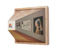 Pizarra LED - Iluminación de pared sin perforar para dormitorio, mesa luminosa, 3 modos para comedor, escalera, pasillo, boda, dormitorio, niño, sala de estar, café, galería