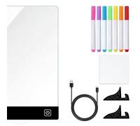 Pizarra Luminosa Led Niños, Tablero De Dibujo Led Para Niños, 4 Modos De Iluminación Con 6 Rotuladores, 5 Ilustraciones Historia, Para Colegio, Hogar, Oficina Y Salón