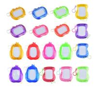 Pizarra mágica de 18 unidades, mini: pizarra magnética, obsequios, cumpleaños infantiles, minipizarras con llavero, regalo para niños, tómbola, precios, piñata, relleno, fiesta, empleo