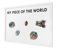 Pizarra Magnética 60x40 cm | con Marco Blanco | My Piece Of The World