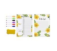 Pizarra magnética acrílica para agenda diaria con escritura borrable para refrigerador