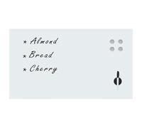 Pizarra magnética de cristal de 120 x 60 cm para oficina y oficina en casa, montaje en pared, pizarra de escritura y exposición, duradera y resistente a los arañazos