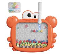 Pizarra magnética de dibujo - 15,8 x 15,8 x 2,3 cm, tableta educativa para niños, bloc de escritura con temática de mascotas, tablero borrable reutilizable con bolígrafo, tableta temática para el
