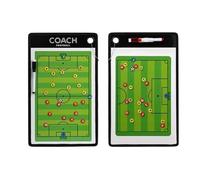 Pizarra magnética de entrenamiento de fútbol, portapapeles de tácticas de fútbol, pizarra blanca de borrado en seco de doble cara, diseño portátil para entrenamiento y entrenamiento