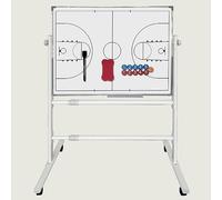 Pizarra Magnética Entrenamiento de Baloncesto, Pizarra Borrable para Entrenadores de Baloncesto con Soporte, Diseño de Doble Cara, Ideal para Entrenamientos y Orientación(Medium)