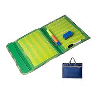 Pizarra Magnética Entrenamiento de Fútbol, Pizarra Táctica de Fútbol, con Kit Accesorios, Diseño Plegable y Material Duradero, Ideal para Entrenamientos