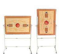 Pizarra magnética estratégica baloncesto, Pizarra de baloncesto magnética móvil 100x70 cm blanca borrado en seco doble cara