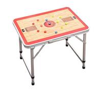 Pizarra magnética estratégica baloncesto, Portapapeles de baloncesto aleación aluminio con marcador borrado en seco, multicolor, 60x45cm(Red)