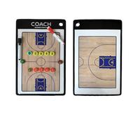 Pizarra magnética estratégica baloncesto, Tablero De Baloncesto Borrado En Seco 2 Caras Con Marcadores Y Piezas Magnéticas 13.9x7.8in