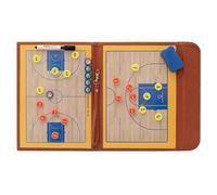 Pizarra magnética estratégica baloncesto, Tablero táctico magnético de baloncesto, juego completo plegable, 53x32cm