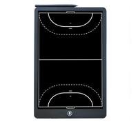 Pizarra magnética estratégica baloncesto, Tablero táctico multideporte con borde curvo transparente y bloqueado un solo clic(Handball)