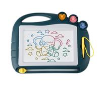 Pizarra magnetica infantil,Pizarra magica ,Regalo de cumpleaños y juguete educativo con bolígrafo magnético y 3 sellos (verde)