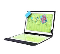 Pizarra Magnética para Entrenadores de Baloncesto, Notas de Borrado en Seco Baloncesto, Impermeable y Duradera, Plegable en Tres Secciones(Football)