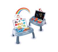 Pizarra magnética para niños de 1 a 4 años, tableta de juguete educativo, azul.