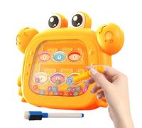 Pizarra magnética para niños | Juego educativo interactivo de dos caras, pizarra de pintura de dos caras, juguete educativo, para viajes, camping, juego para niñas, niños, familia, así como de