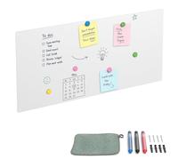 Pizarra magnética Relaxdays de tiza blanca para escribir