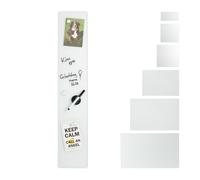 Pizarra magnetica tablero de cristal fácil limpieza imanes incluidos 4 enganches