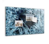 Pizarra magnética vertical de vidrio templado | Superficie borrable y resistente | Con imanes de neodimio - 60x40cm - Muro ghiacciato