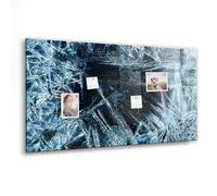 Pizarra magnética vertical de vidrio templado | Superficie borrable y resistente | Con imanes de neodimio - 120x60cm - Muro ghiacciato